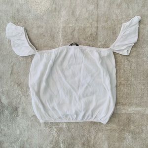 Brandy Melville White Off the Shoulder Top